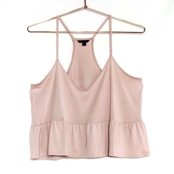 Aeropostale • Solid Mauve Peplum Tank - Picture 2 of 6